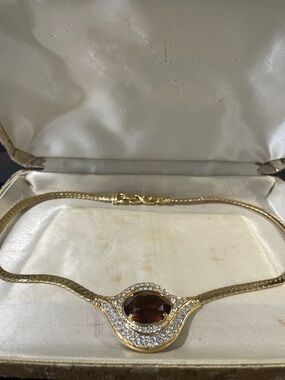 Nina Ricci Vintage Necklace with Swarovski Crystals
